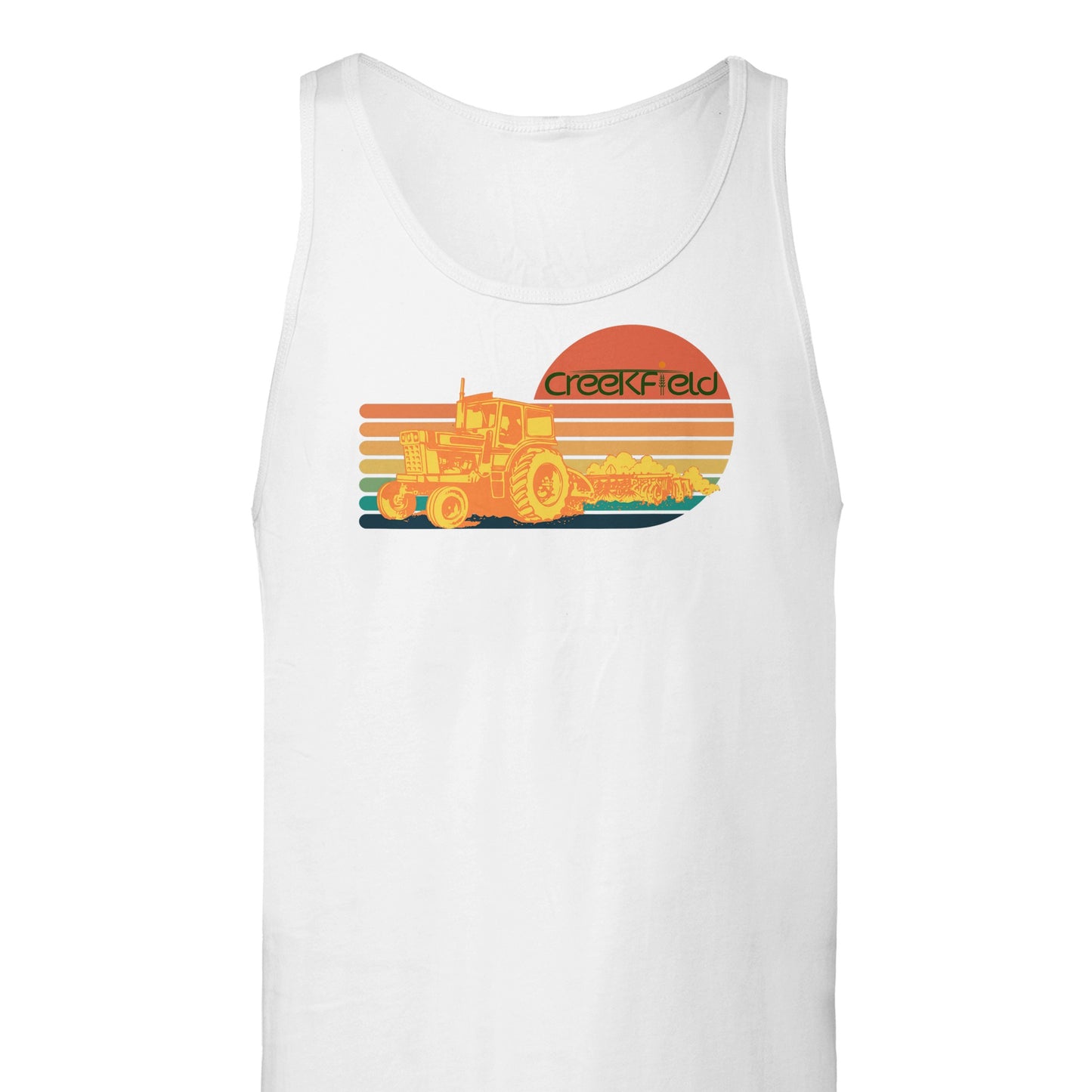Retro Sunset Premium Unisex Tank Top
