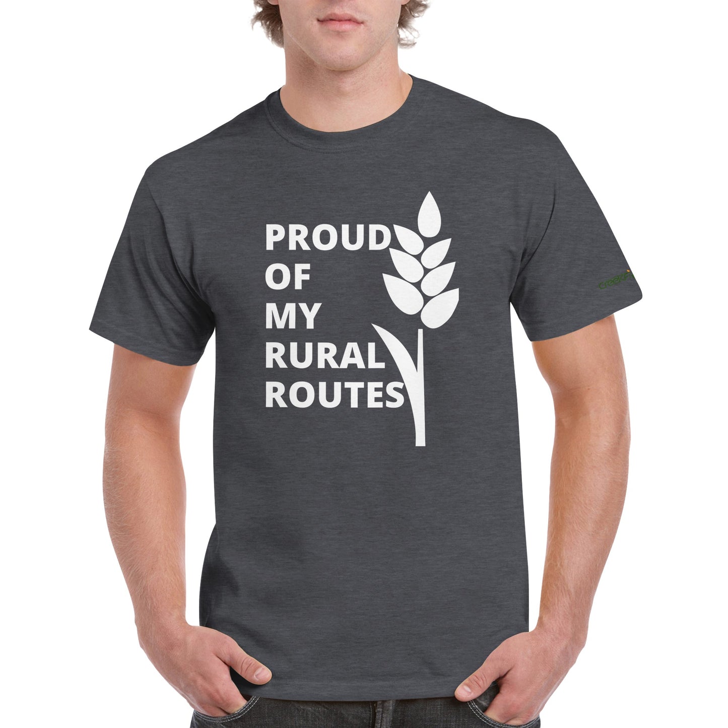 Rural Routes Heavyweight Unisex Crewneck T-shirt