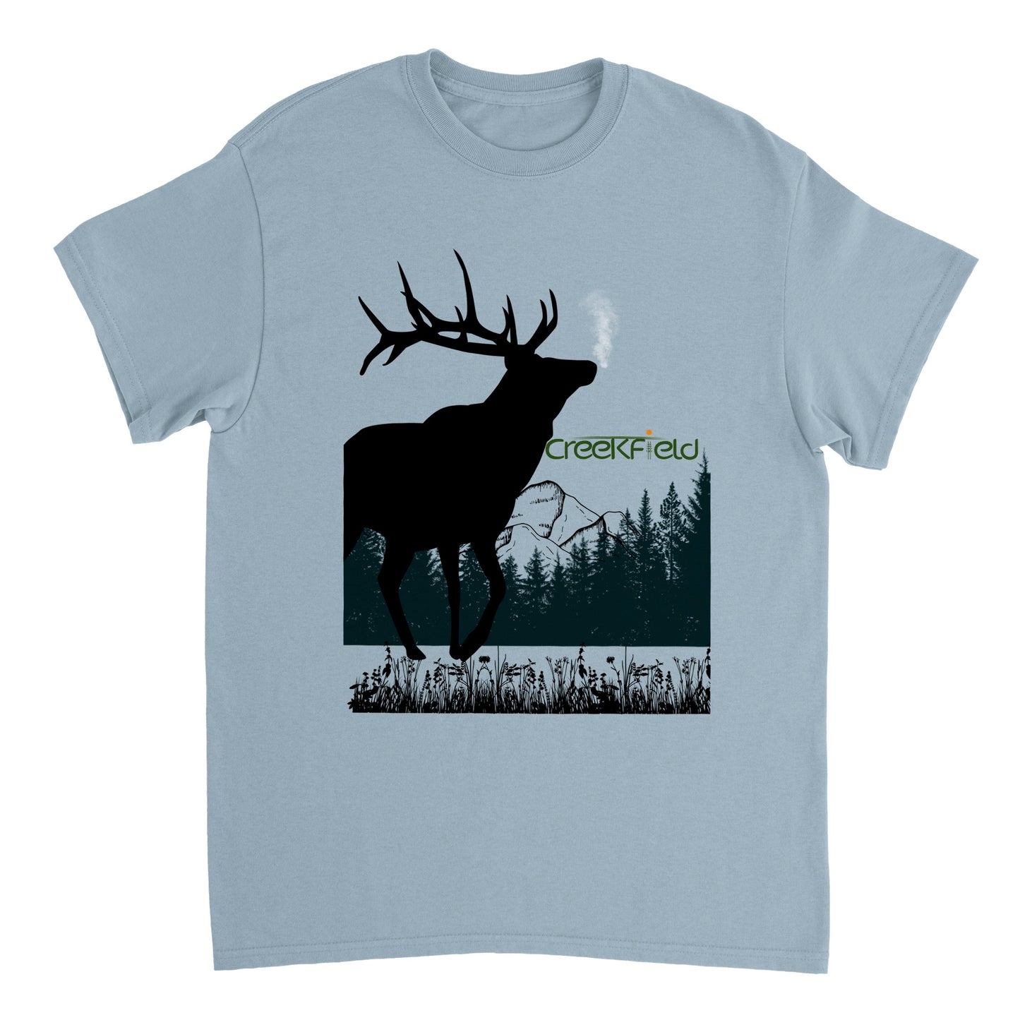 Elk Heavyweight Unisex Crewneck T-shirt