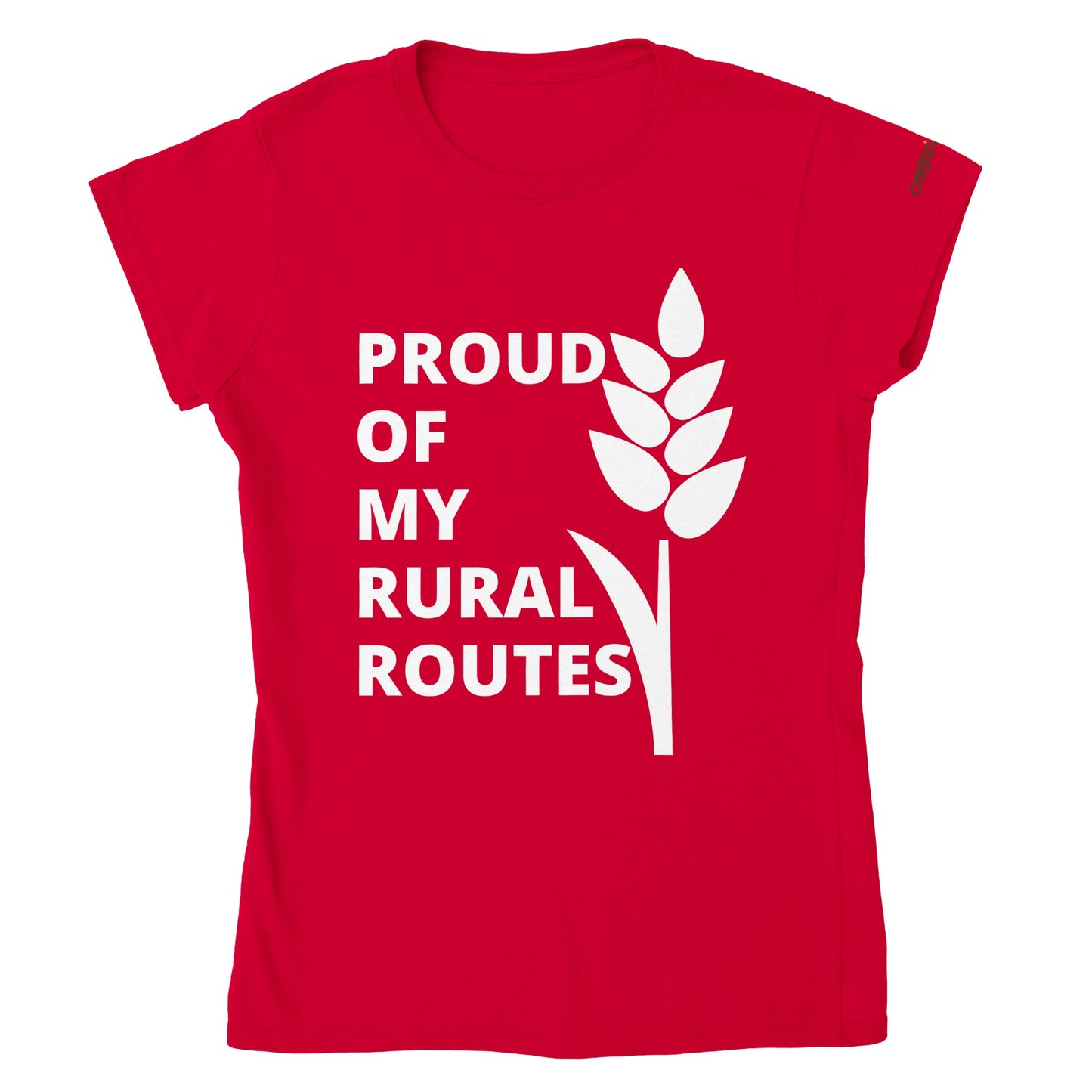 Rural Routes Classic Womens Crewneck T-shirt