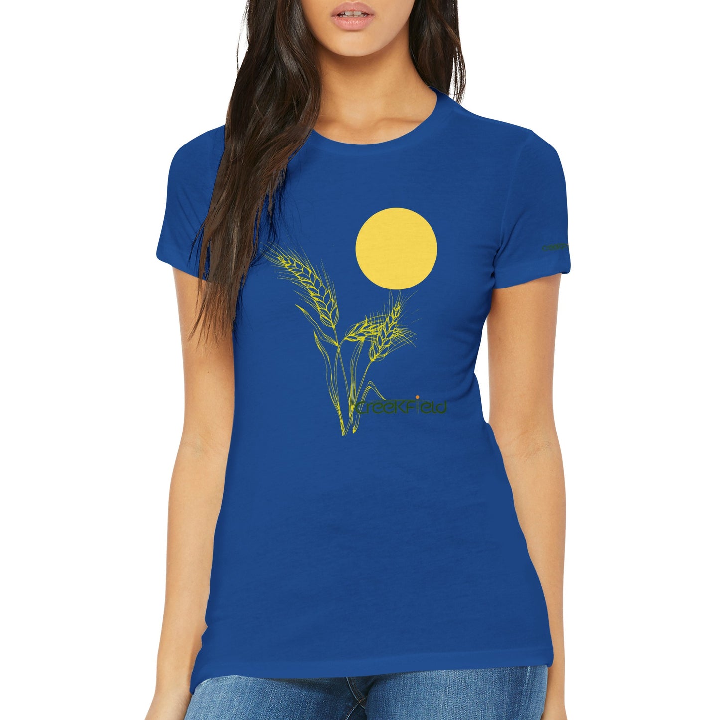 Night Breeze Premium Womens Crewneck T-shirt
