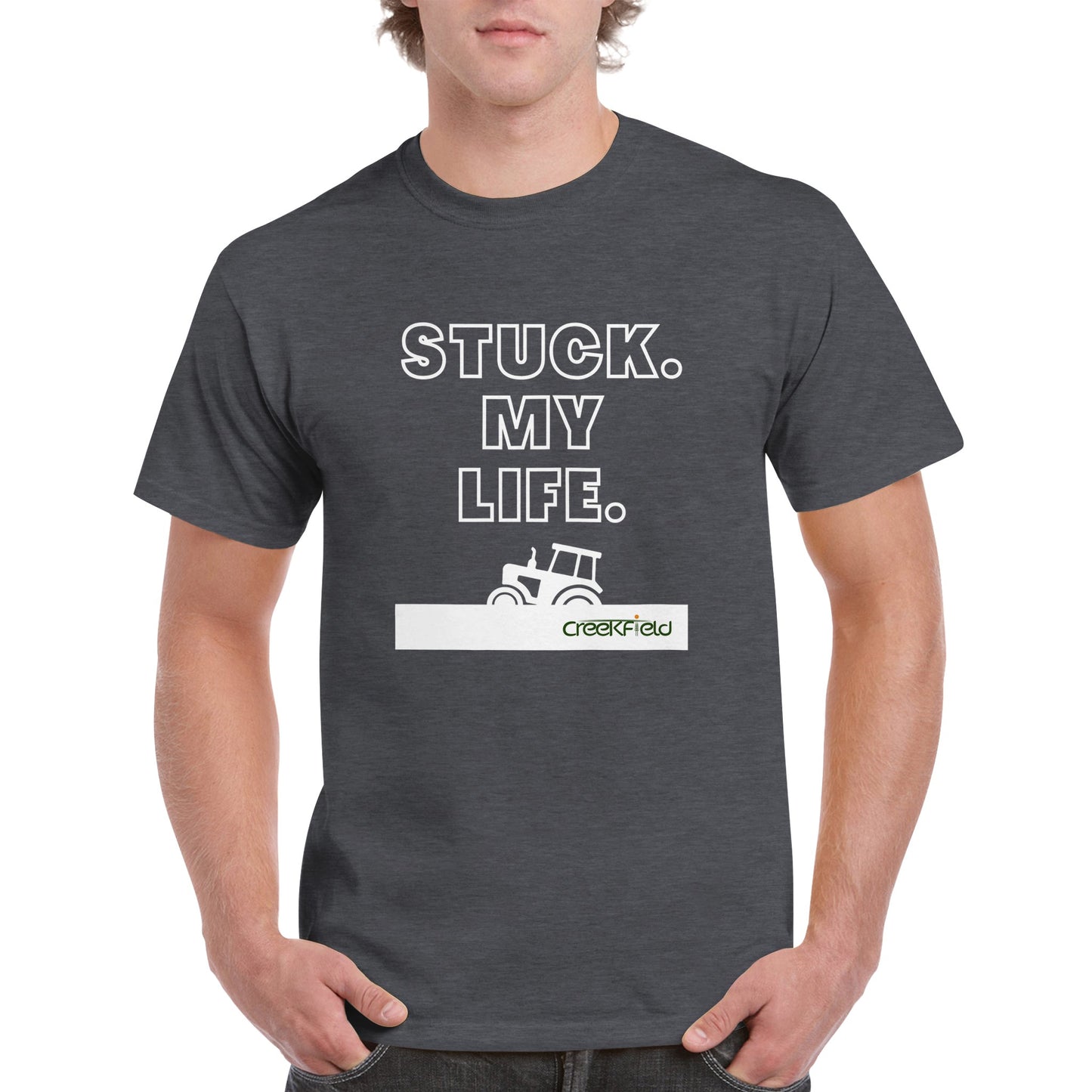 STUCK Heavyweight Unisex Crewneck T-shirt