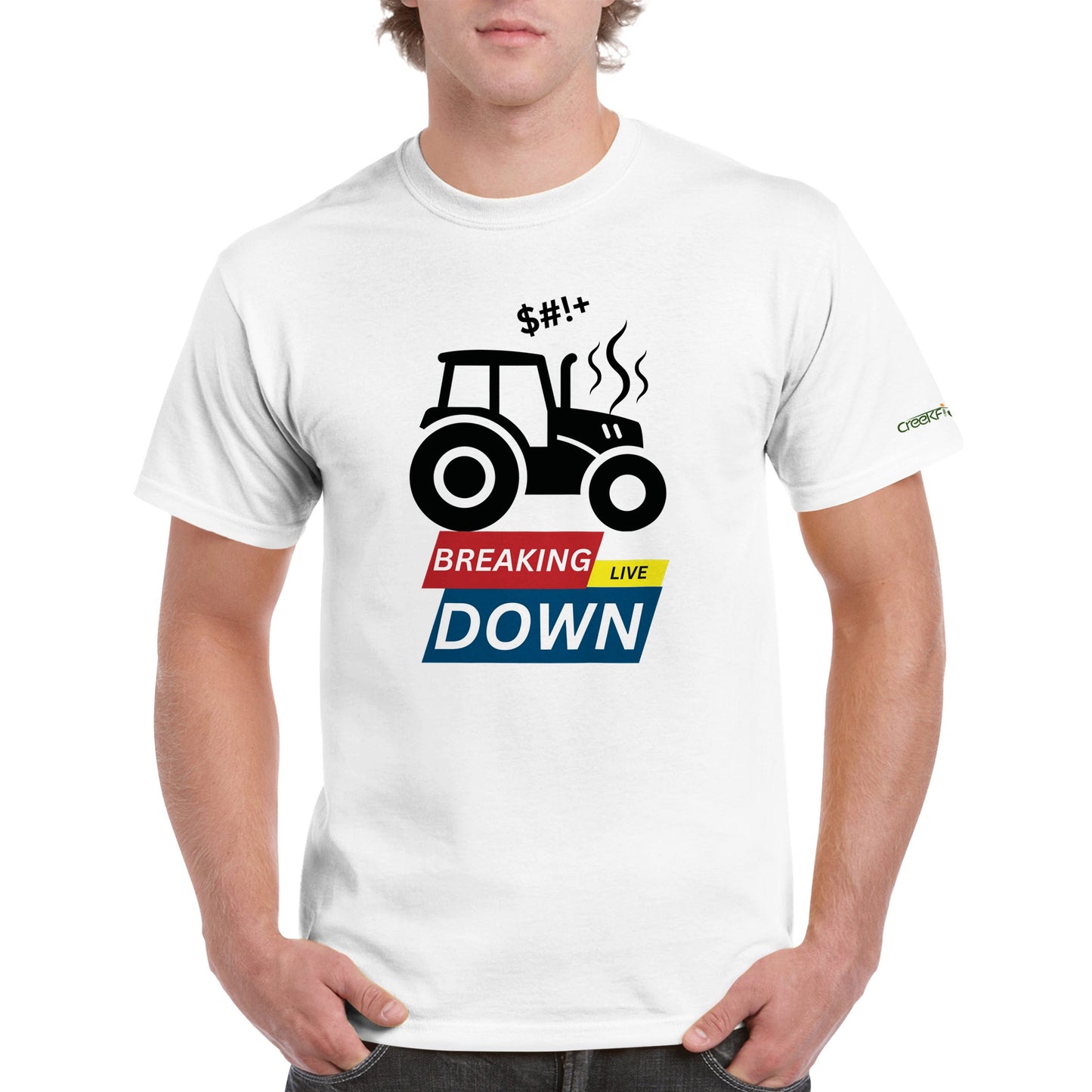 Breaking Down Heavyweight Unisex Crewneck T-shirt