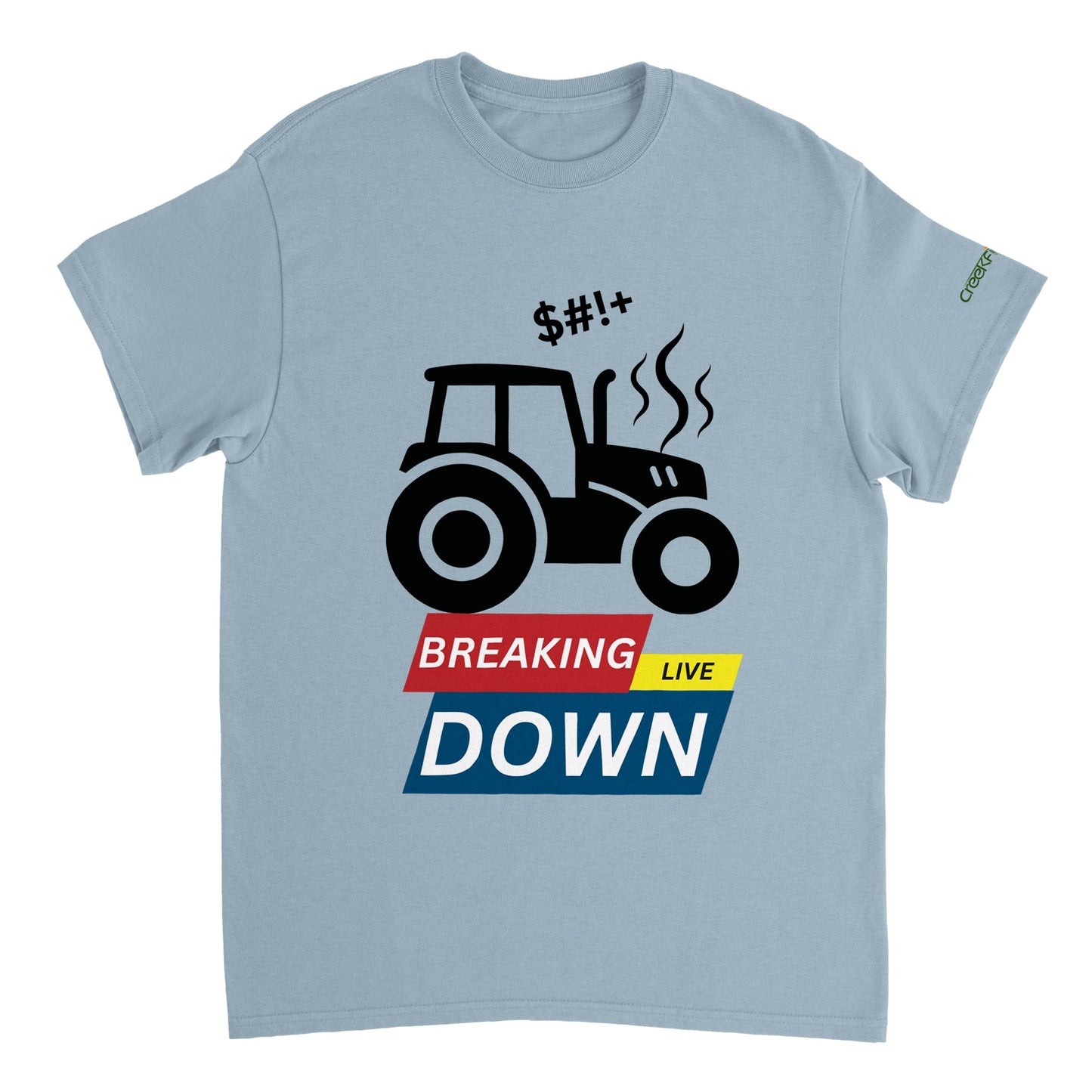 Breaking Down Heavyweight Unisex Crewneck T-shirt