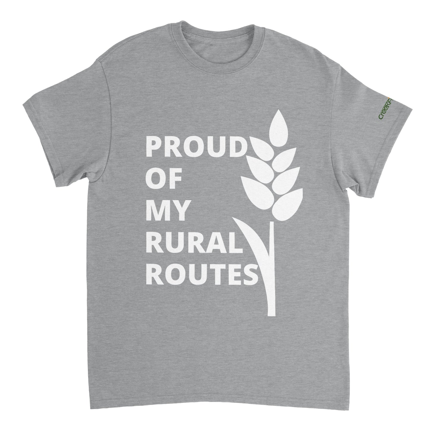 Rural Routes Heavyweight Unisex Crewneck T-shirt