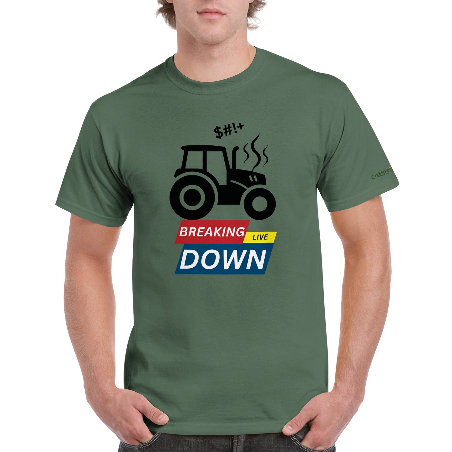 Breaking Down Heavyweight Unisex Crewneck T-shirt