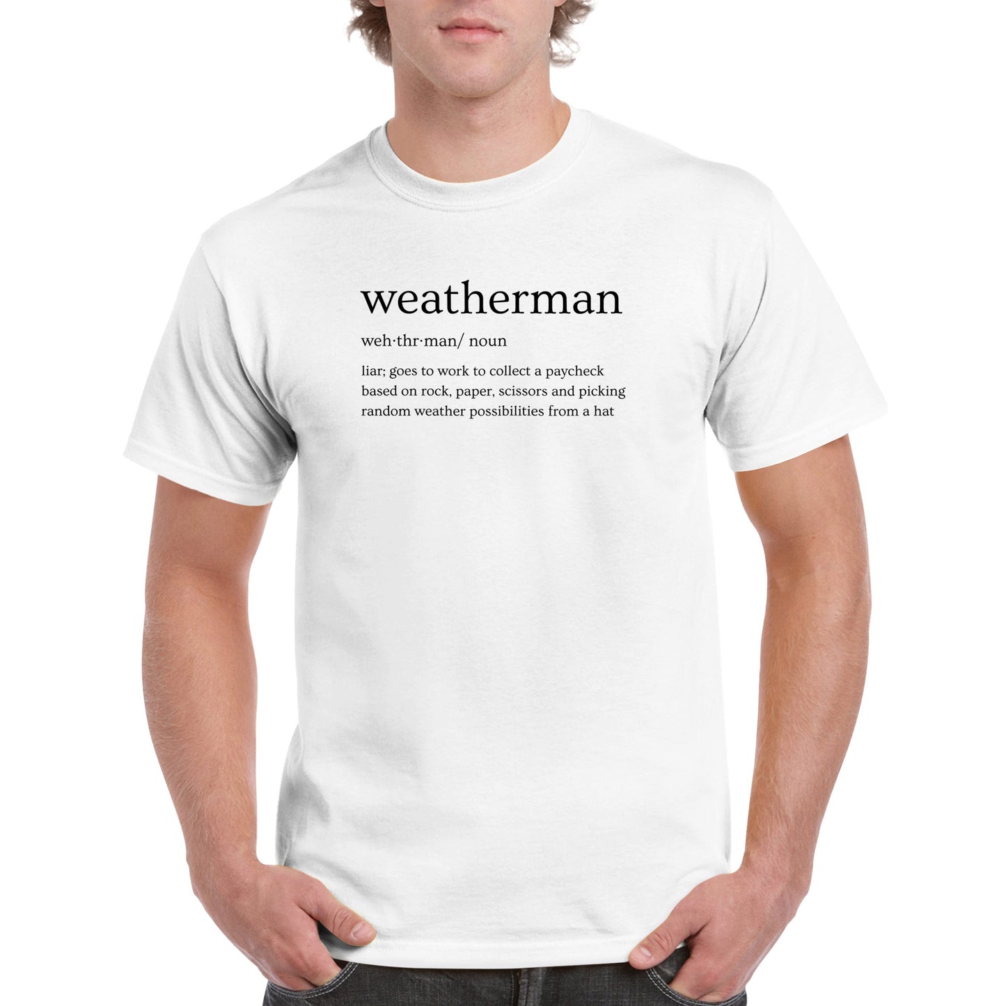 Weatherman Heavyweight Unisex Crewneck T-shirt