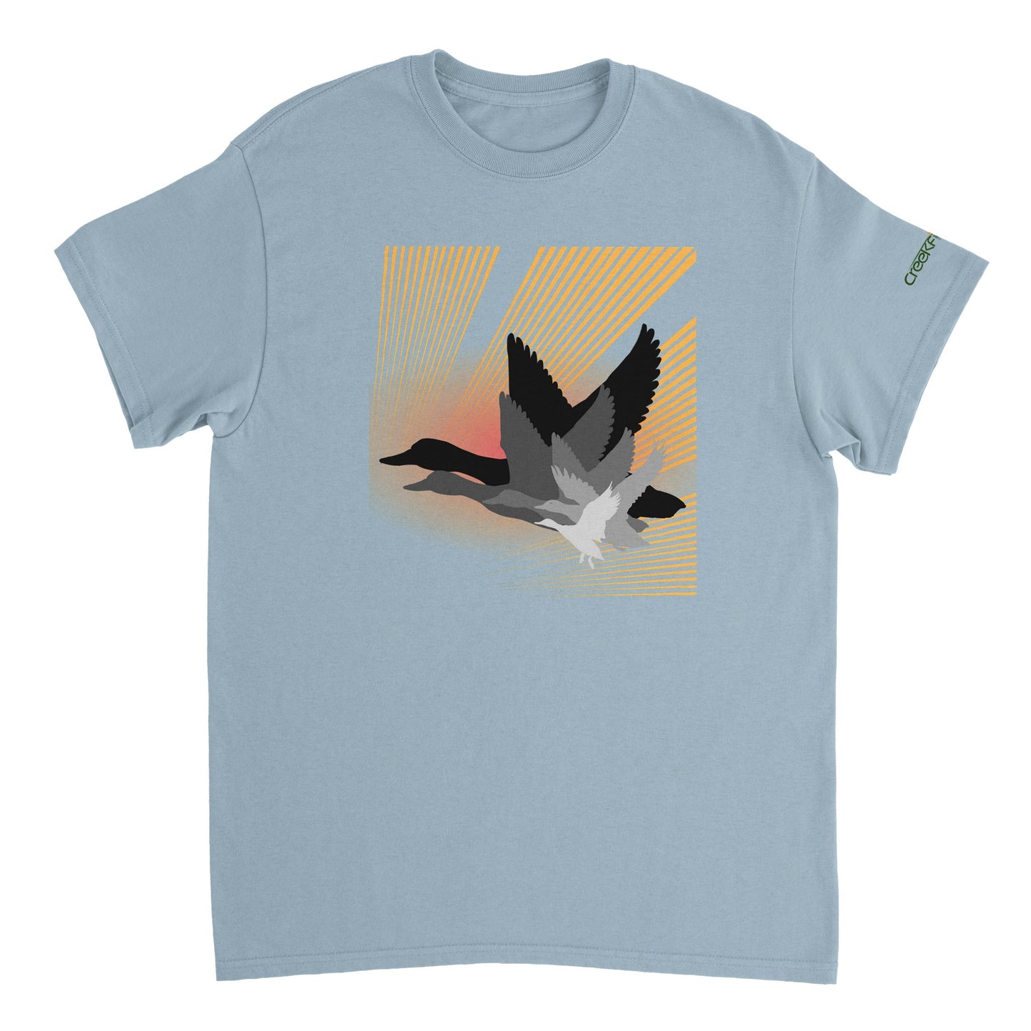 Ducks Layered Heavyweight Unisex Crewneck T-shirt