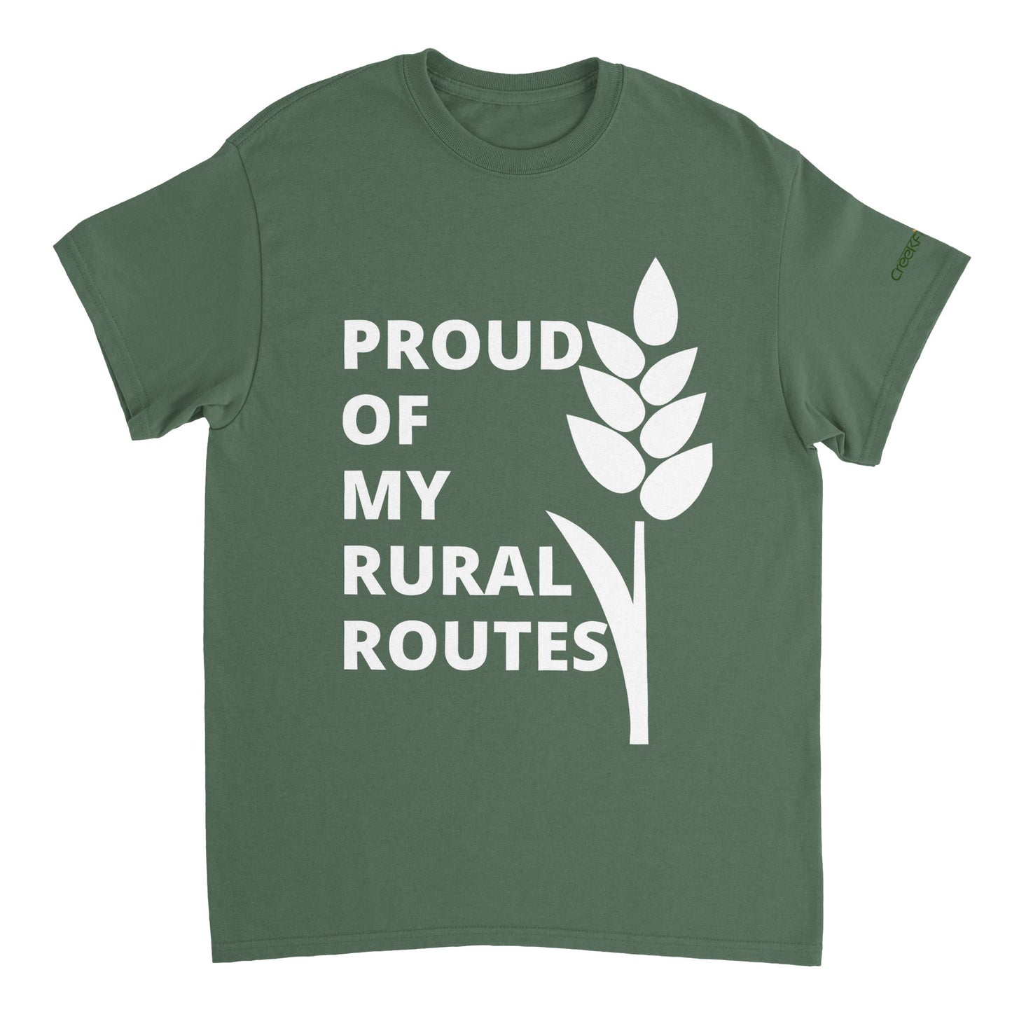 Rural Routes Heavyweight Unisex Crewneck T-shirt